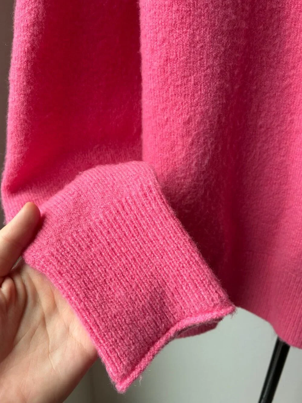 J. Crew Pink Rollneck Sweater in Supersoft Yarn- Size XS